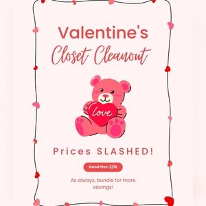 Valentine's SALE! CLOSET CLEANOUT!